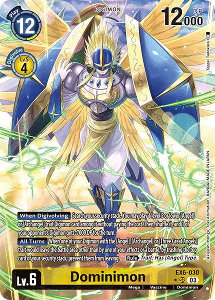 Digimon TCG Card 'EX6-030_P1' 'Dominimon'