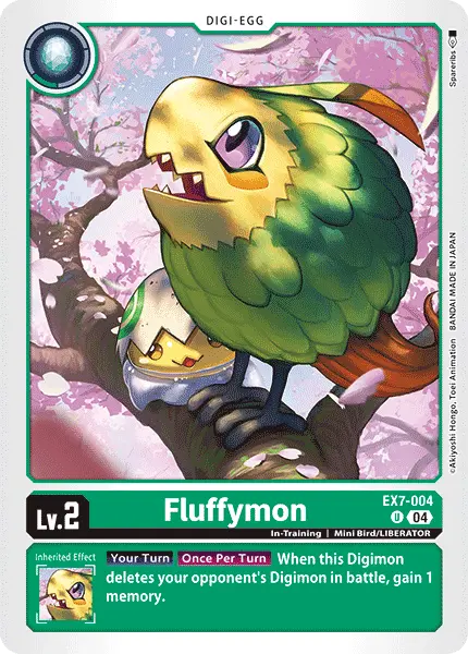 Digimon TCG Card EX7-004 Fluffymon