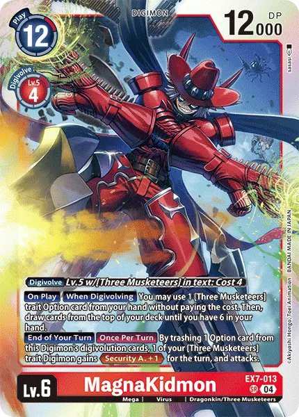 Digimon TCG Card 'EX7-013' 'MagnaKidmon'