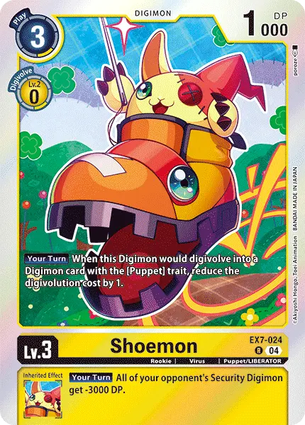 Digimon TCG Card EX7-024 Shoemon