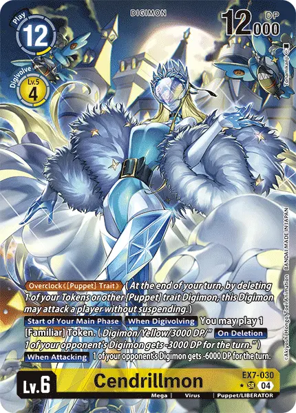 Digimon TCG Card 'EX7-030_P1' 'Cendrillmon'