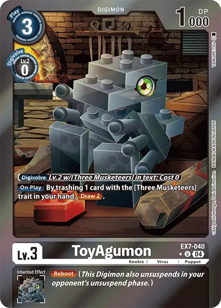 Digimon TCG Card EX7-040_P1 ToyAgumon