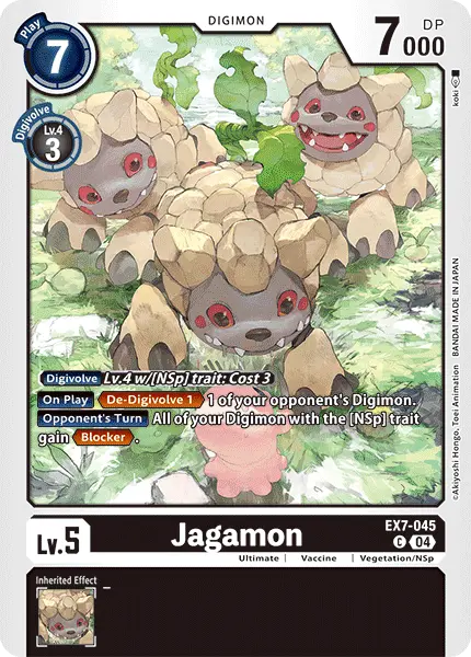 Digimon TCG Card 'EX7-045' 'Jagamon'