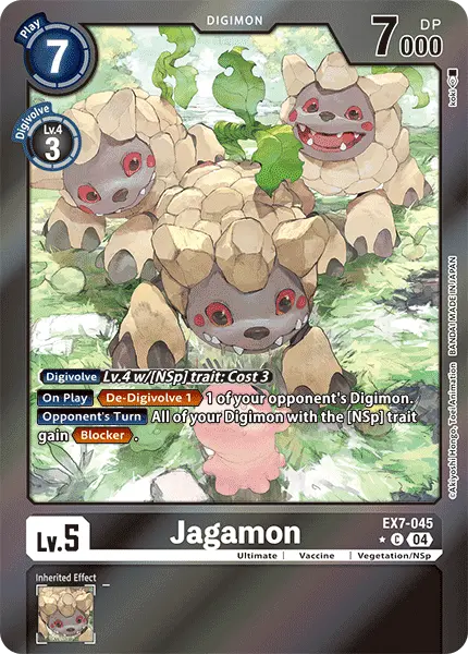 Digimon TCG Card EX7-045_P1 Jagamon