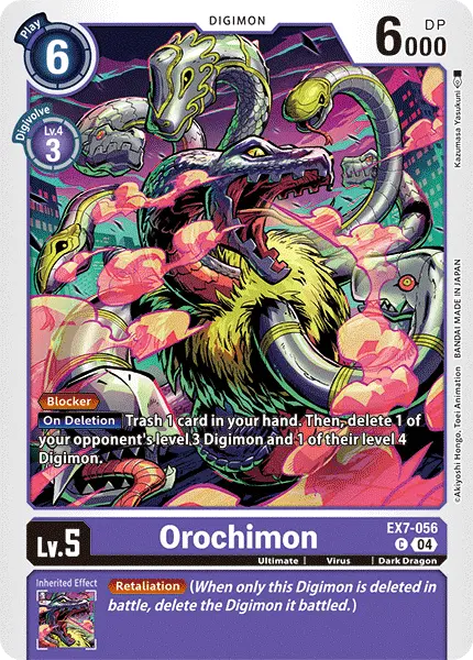 Digimon TCG Card EX7-056 Orochimon