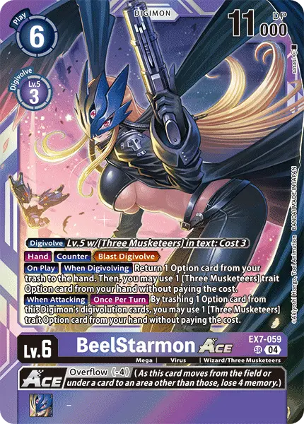 Digimon TCG Card EX7-059 Beelstarmon