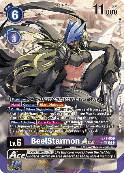 Digimon TCG Card EX7-059_P1 Beelstarmon