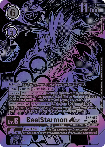 Digimon TCG Card 'EX7-059_P2' 'Beelstarmon'