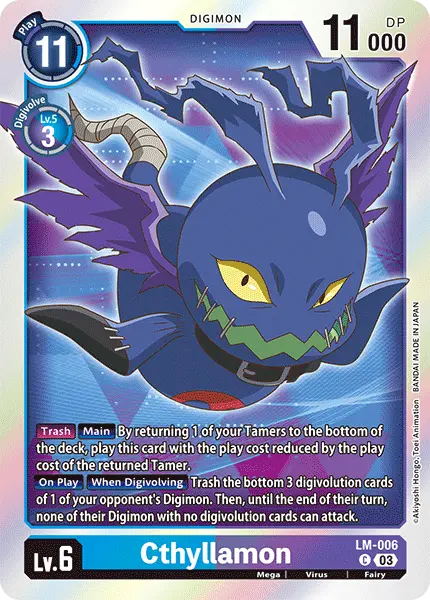 Digimon TCG Card 'LM-006' 'Cthyllamon'