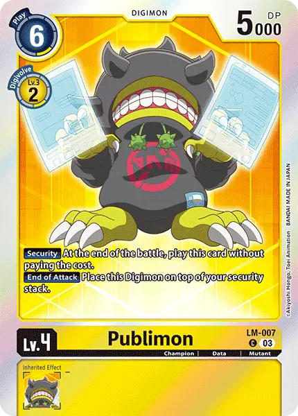 Digimon TCG Card LM-007 Publimon