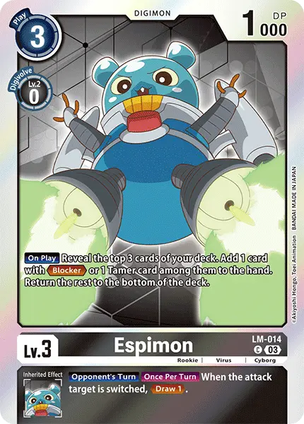 Digimon TCG Card LM-014 Espimon