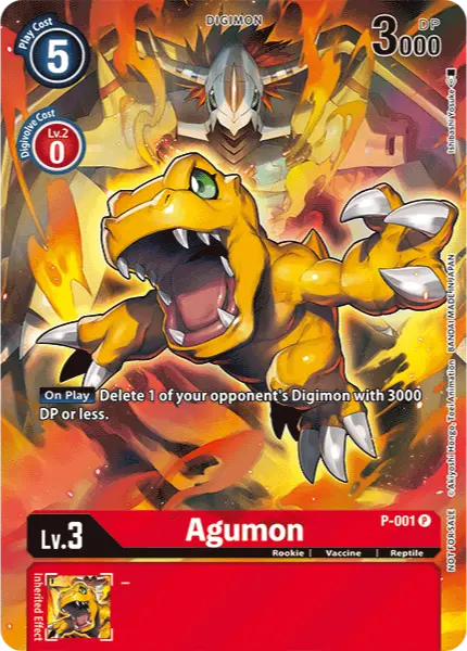 Digimon TCG Card P-001_P1 Agumon