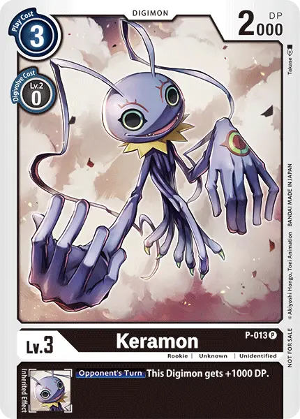 Digimon TCG Card P-013 Keramon