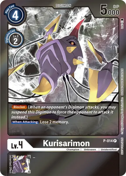 Digimon TCG Card 'P-014_P1' 'Kurisarimon'