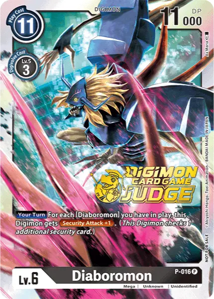 Digimon TCG Card P-016_P1 Diaboromon