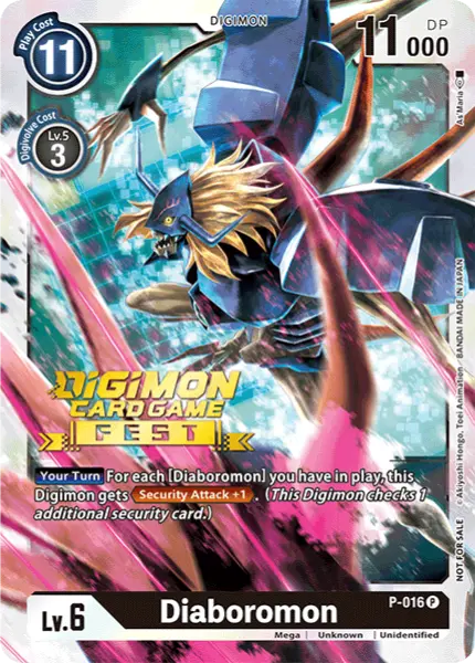 Digimon TCG Card 'P-016_P2' 'Diaboromon'