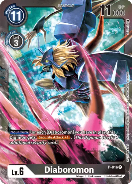 Digimon TCG Card P-016_P3 Diaboromon