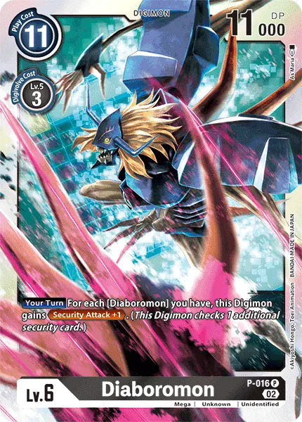 Digimon TCG Card P-016_P5 Diaboromon