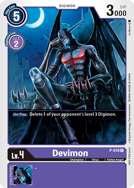 Digimon TCG Card P-018 Devimon