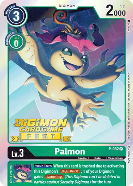 Digimon TCG Card P-032_P1 Palmon