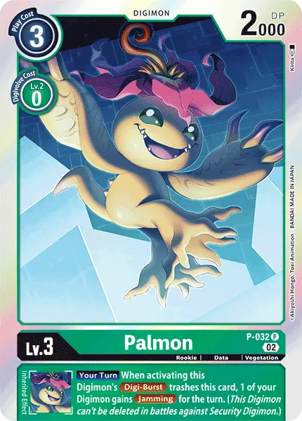 Digimon TCG Card P-032_P2 Palmon