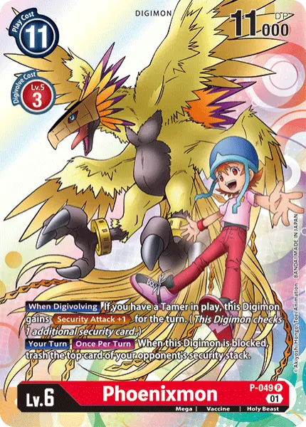 Digimon TCG Card P-049 Phoenixmon