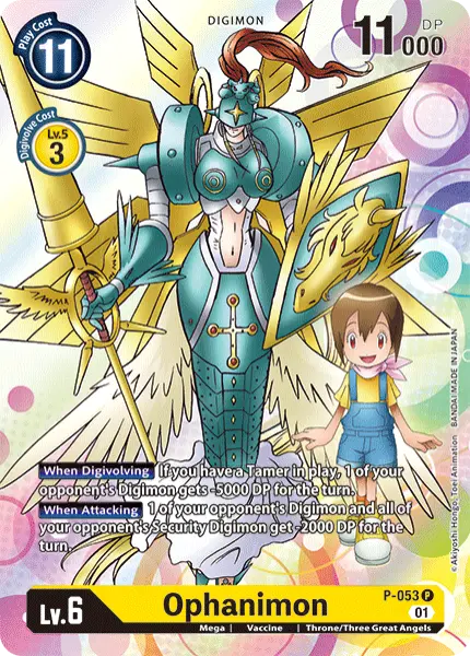 Digimon TCG Card P-053 Ophanimon