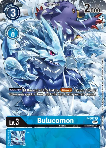 Digimon TCG Card 'P-067_P1' 'Bulucomon'