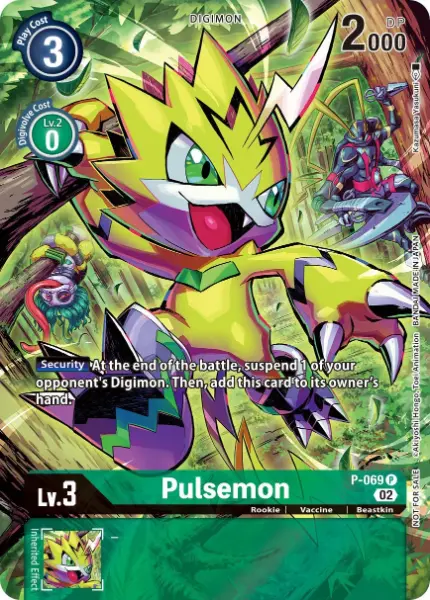 Digimon TCG Card 'P-069_P1' 'Pulsemon'