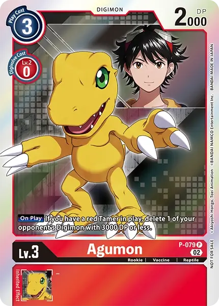 Digimon TCG Card 'P-079' 'Agumon'