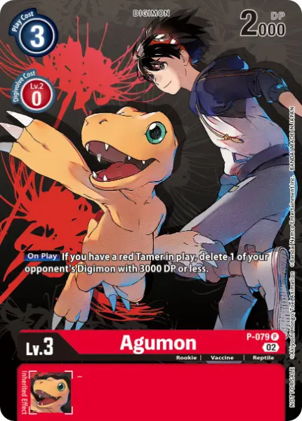 Digimon TCG Card 'P-079_P1' 'Agumon'