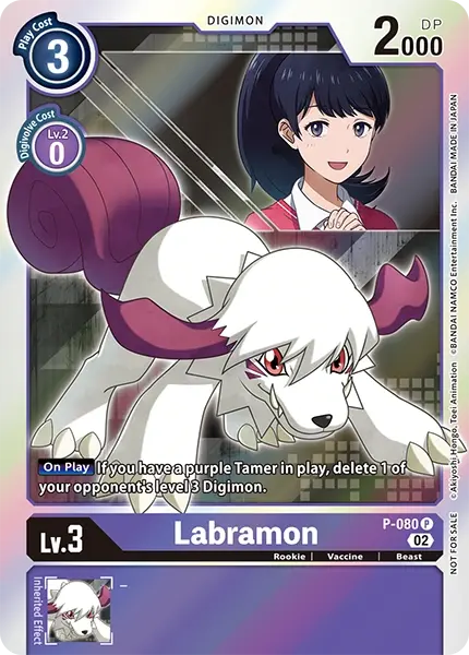 Digimon TCG Card P-080 Labramon