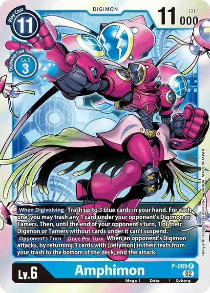 Digimon TCG Card P-089 Amphimon