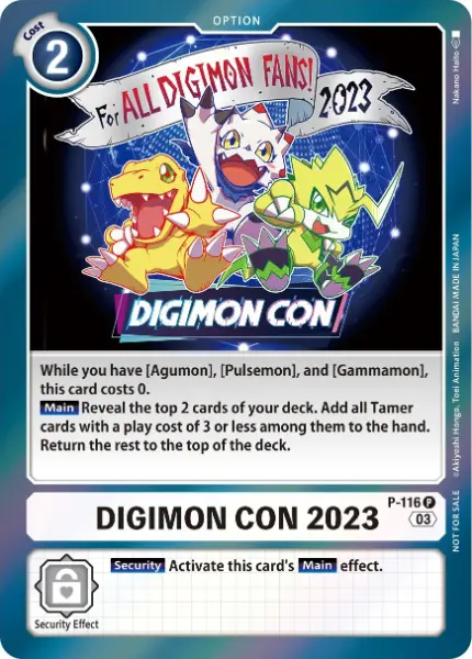 Digimon TCG Card P-116 Unknown