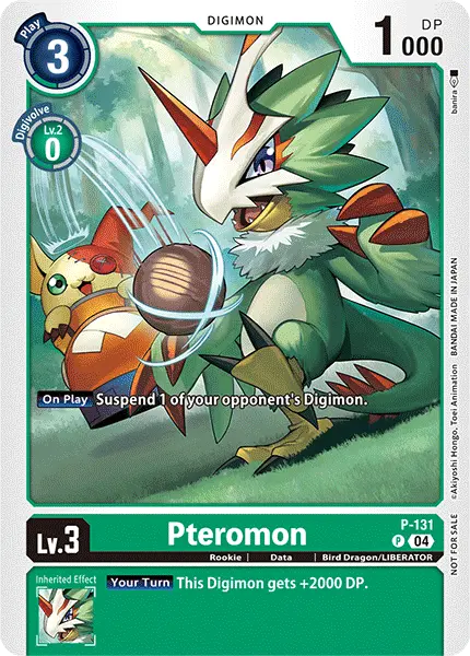 Digimon TCG Card 'P-131' 'Pteromon'