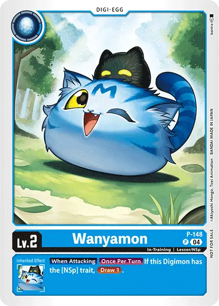 Digimon TCG Card P-148 Wanyamon