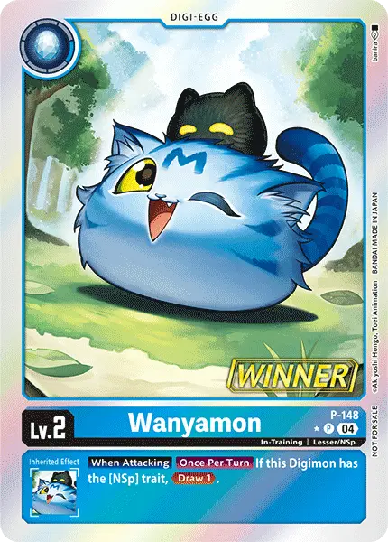 Digimon TCG Card P-148_P1 Wanyamon