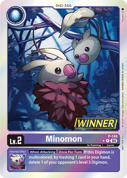 Digimon TCG Card 'P-149_P1' 'Minomon'