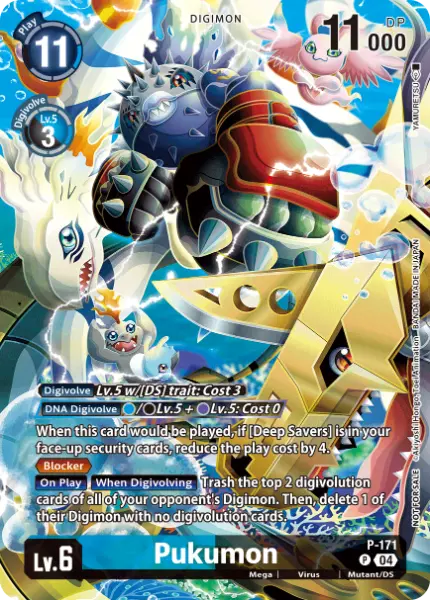 Digimon TCG Card 'P-171' 'Pukumon'