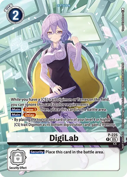 Digimon TCG Card 'P-225' 'DigiLab'
