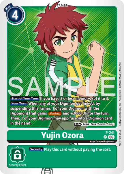 Digimon TCG Card 'P-241' 'Yujin Ozora'