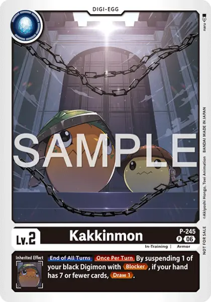 Digimon TCG Card 'P-245' 'Kakkinmon'