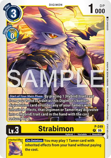 Digimon TCG Card 'P-249' 'Strabimon'