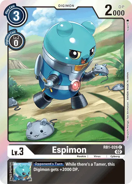 Digimon TCG Card 'RB1-026' 'Espimon'