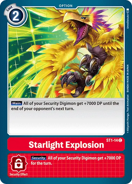 Digimon TCG Card 'ST1-014' 'Starlight Explosion'