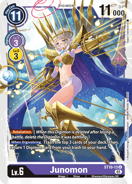 Digimon TCG Card 'ST10-013' 'Junomon'