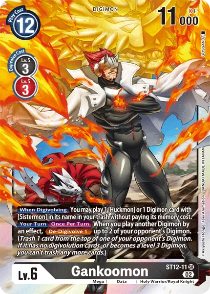 Digimon TCG Card 'ST12-011' 'Gankoomon'