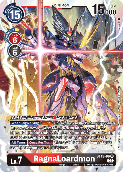 Digimon TCG Card 'ST13-006' 'RagnaLoardmon'