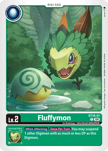 Digimon TCG Card 'ST18-001' 'Fluffymon'