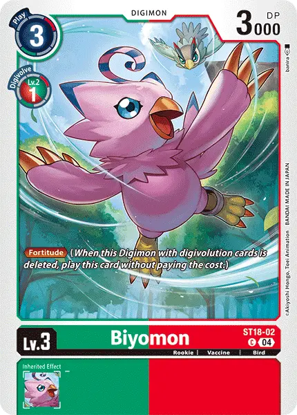 Digimon TCG Card ST18-02 Biyomon